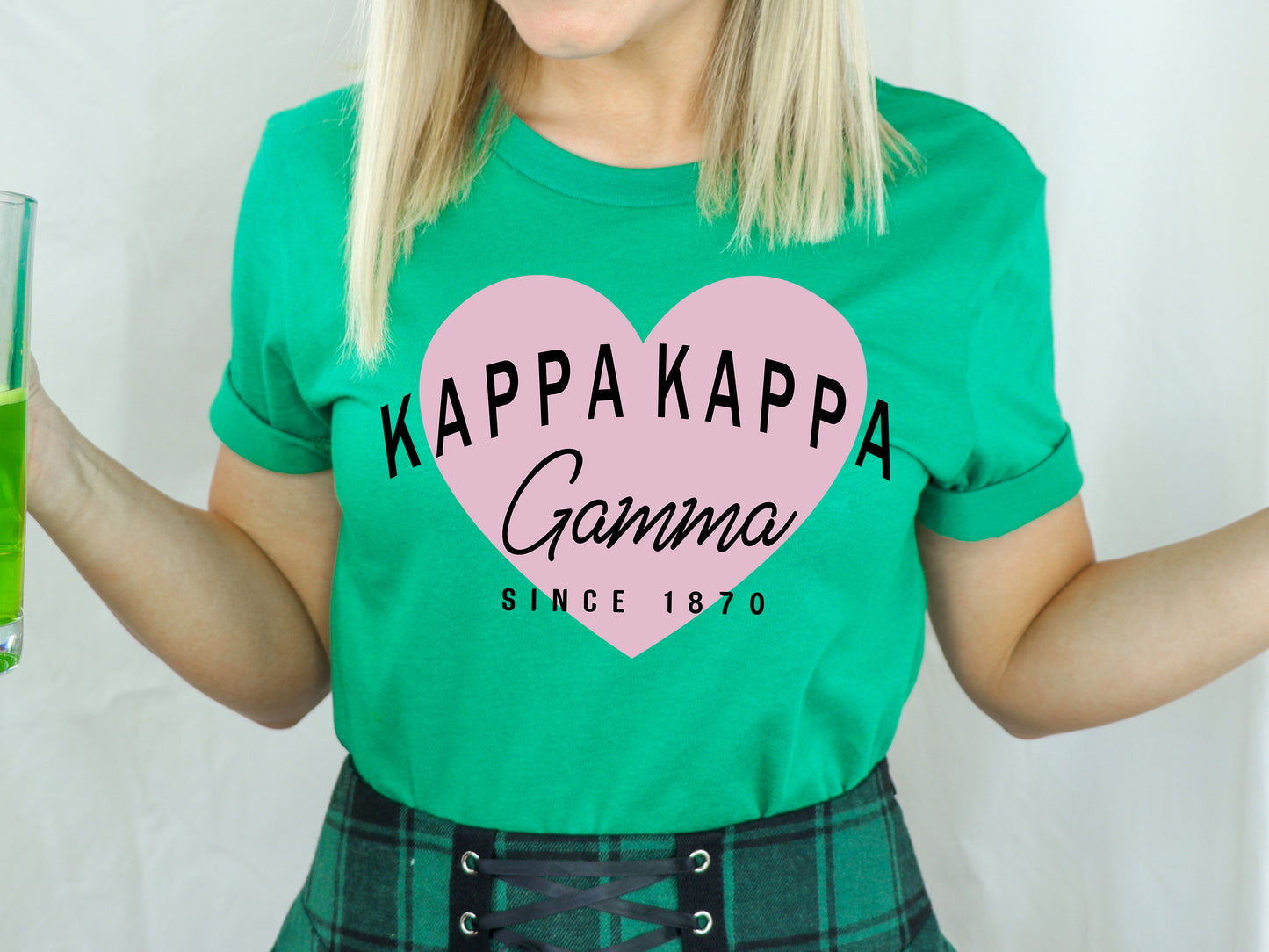 Kappa Kappa Gamma Pretty in Pink Sorority T-shirt _ 457g
