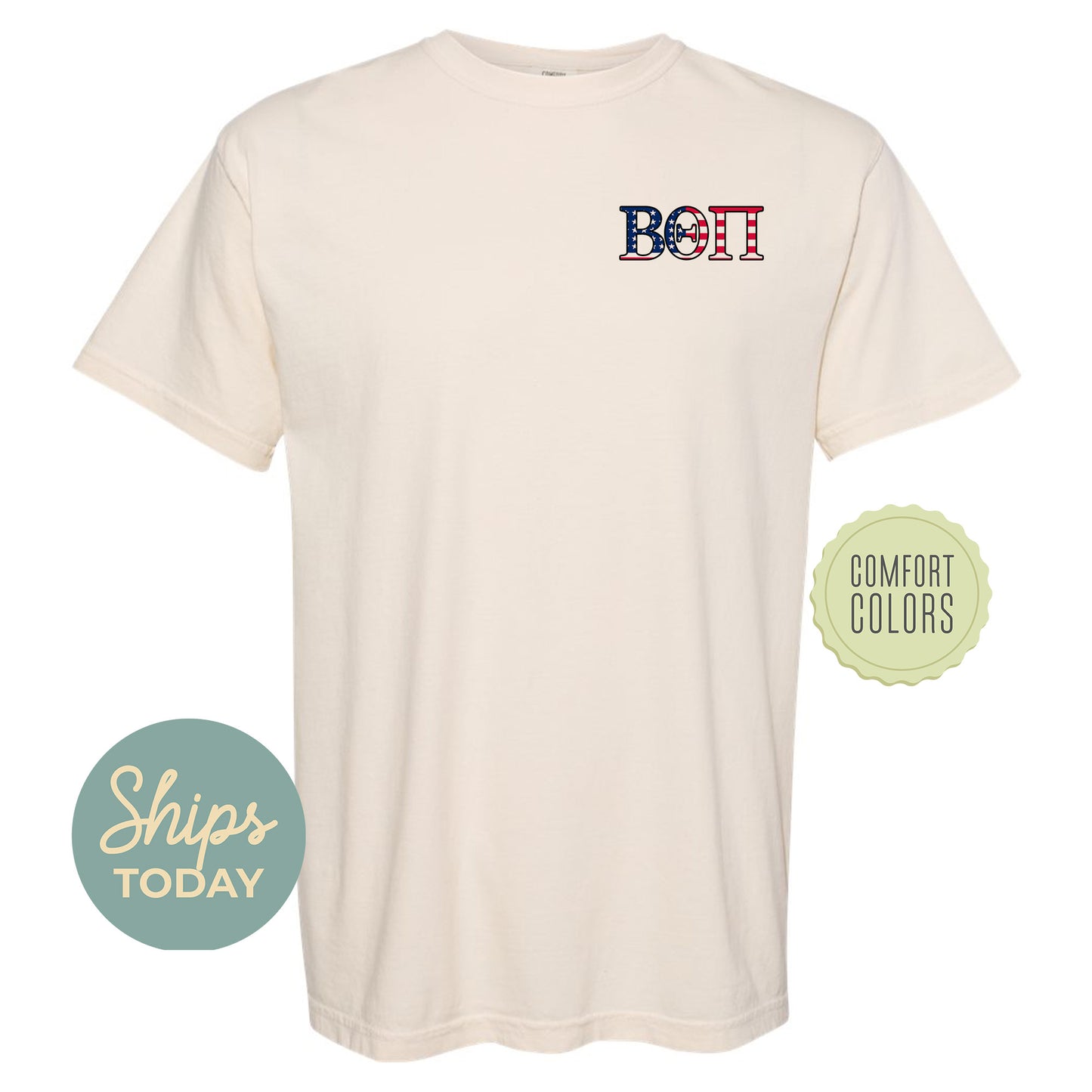 a white t - shirt with the words shop today on it