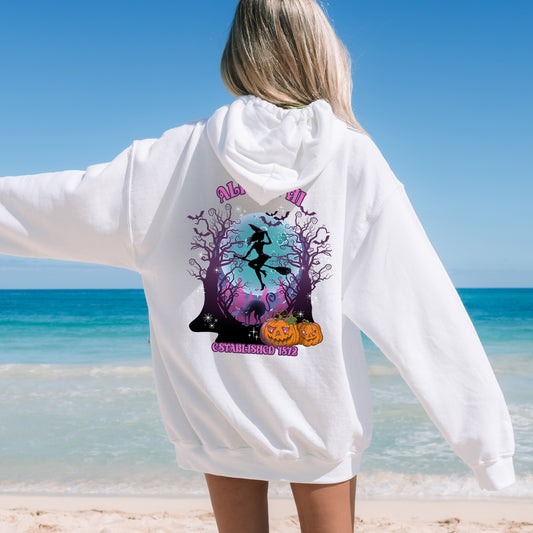 Alpha Phi Halloween Witch Sorority Hoodie _ 36231g