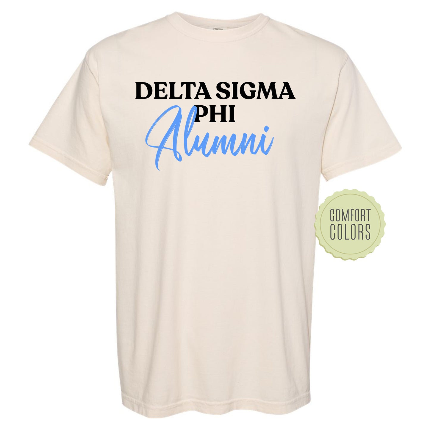 Delta Sigma Phi Alumni Comfort Colors Fraternity T-shirt _ 30767g