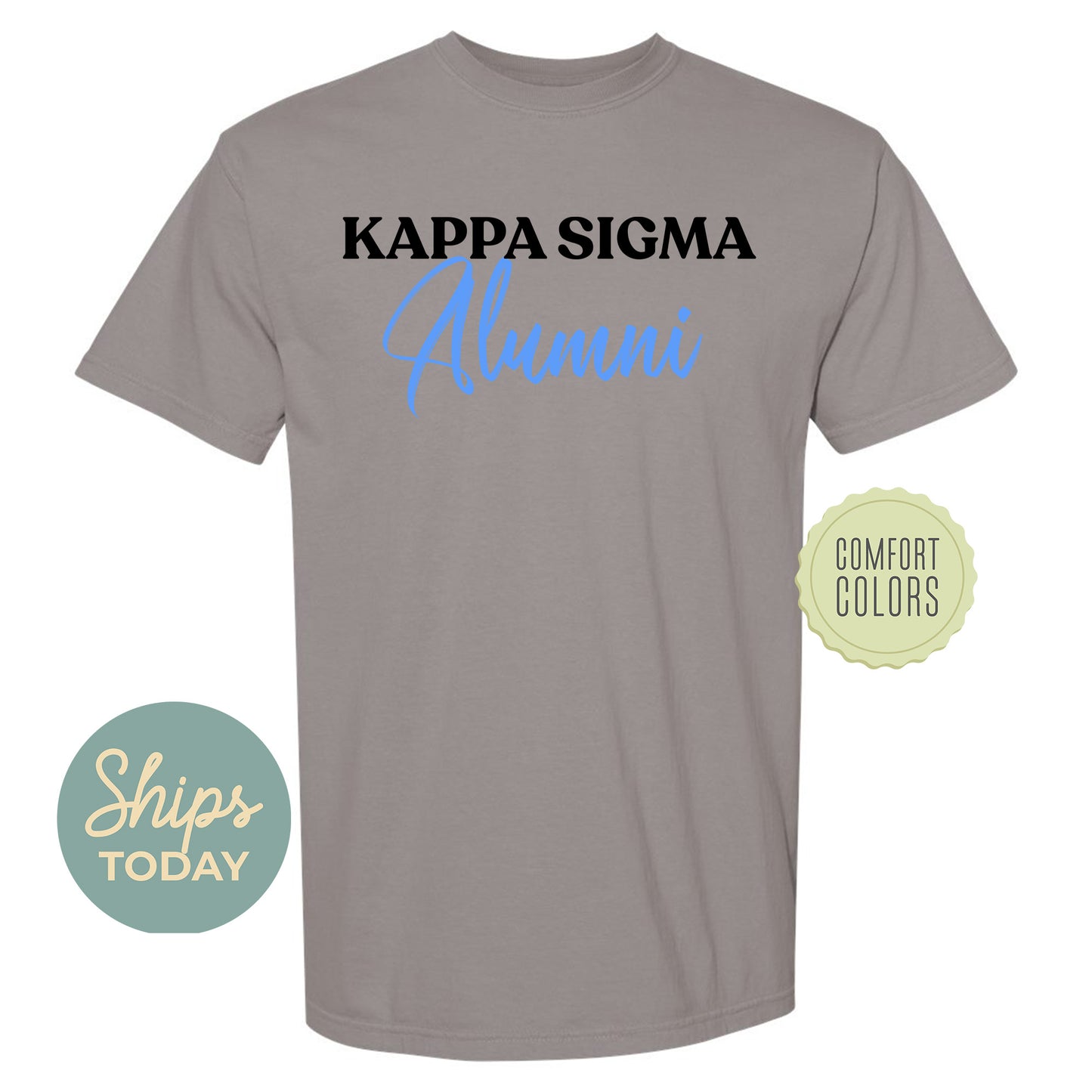 Kappa Sigma Alumni Comfort Colors Fraternity T-shirt _ 30772g