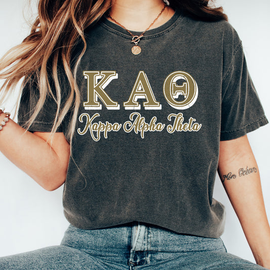 Kappa Delta Greek Colors Sorority T-shirt _ 36085g