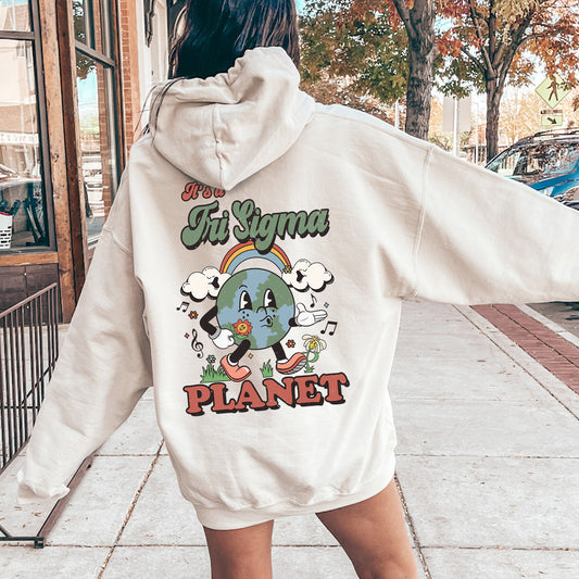 Sigma Sigma Sigma Kinder Planet Sorority Hoodie _ 35434g