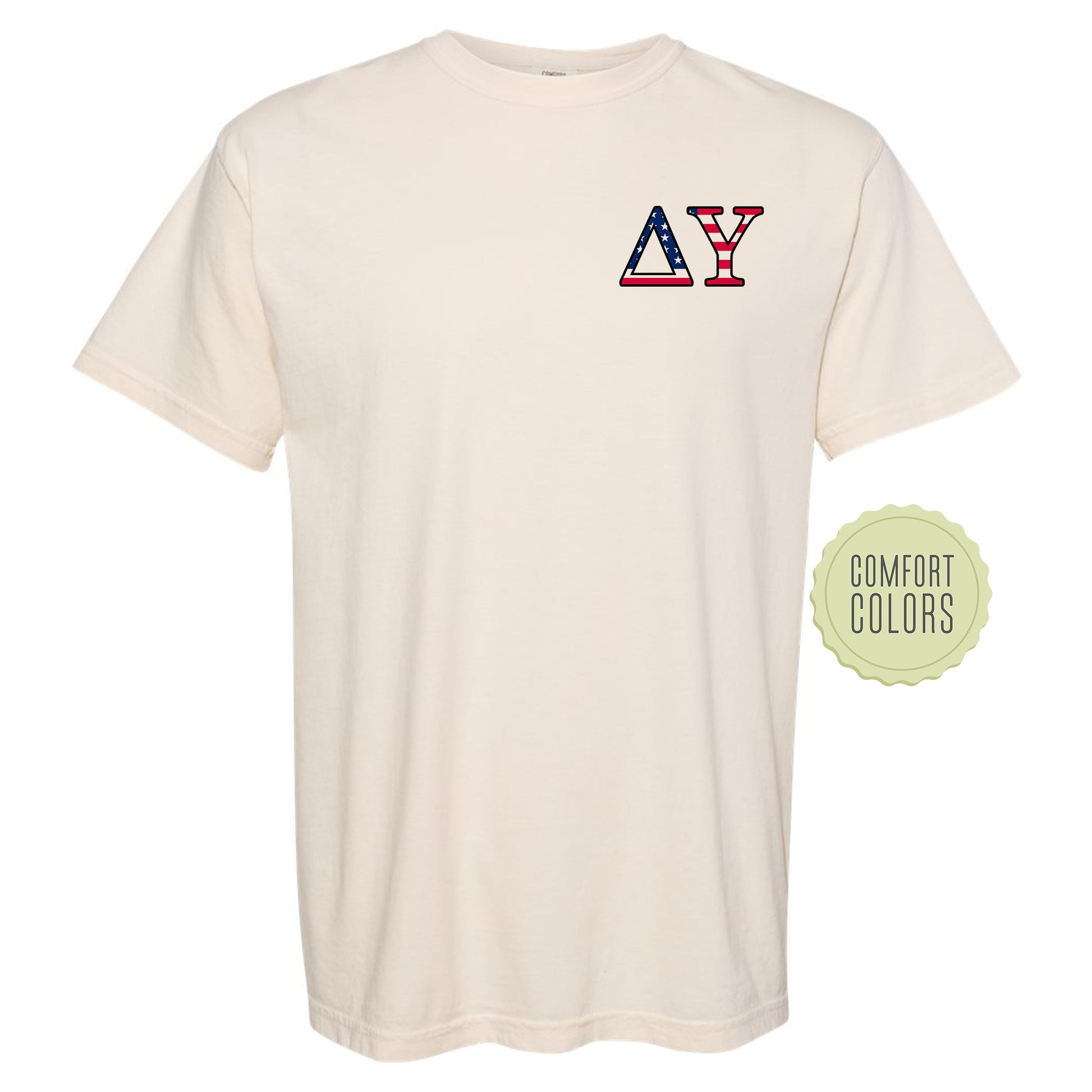 a white t - shirt with the letters a and y on it