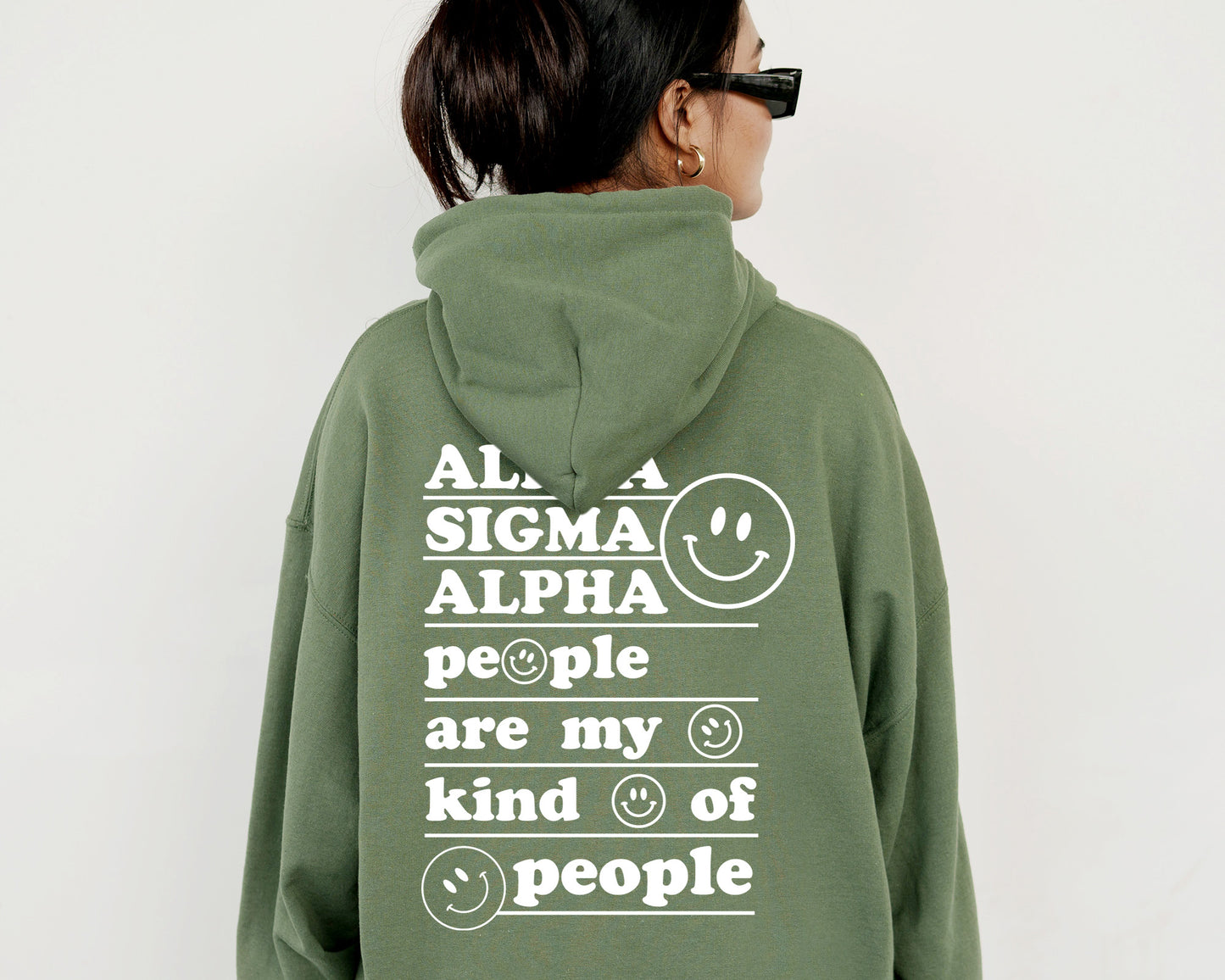 Alpha Sigma Alpha My Kind of People Sorority Hoodie _ 33264g