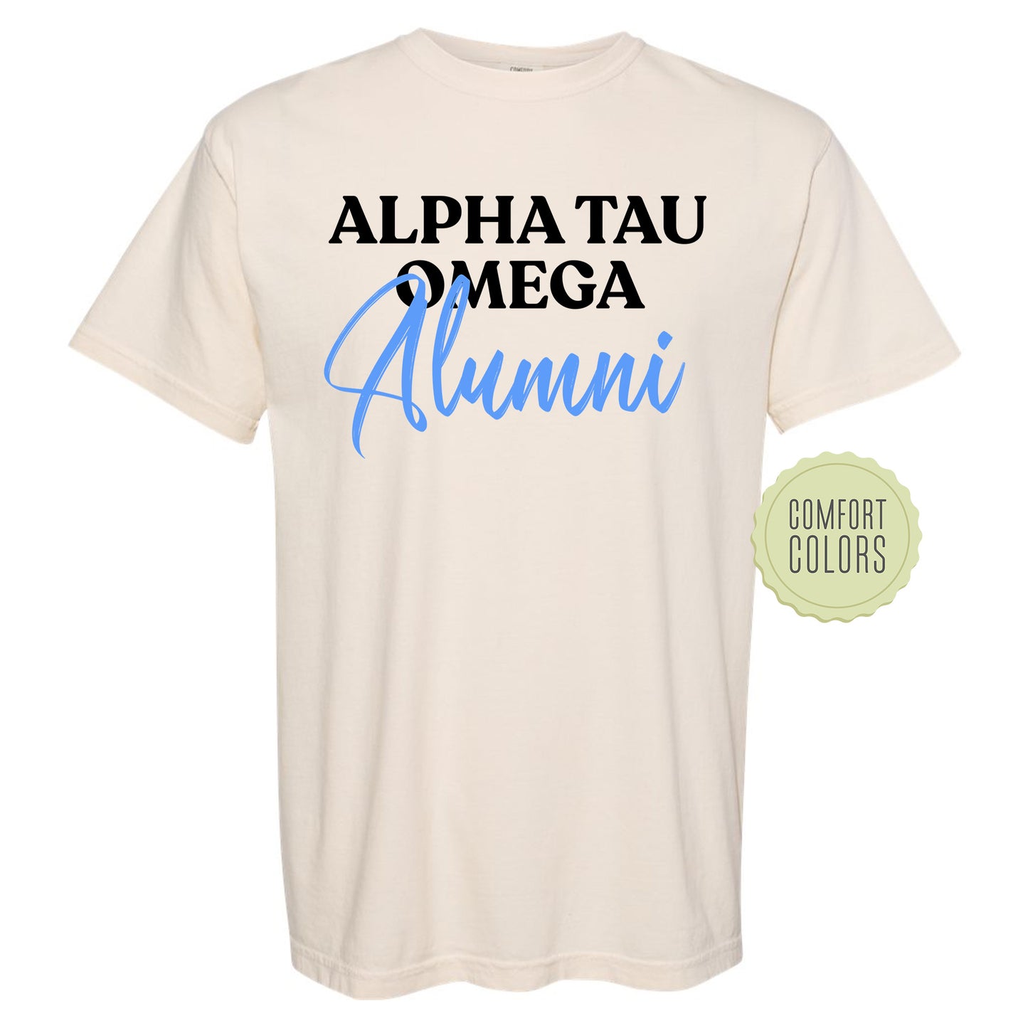 Alpha Tau Omega Alumni Comfort Colors Fraternity T-shirt _ 30763g