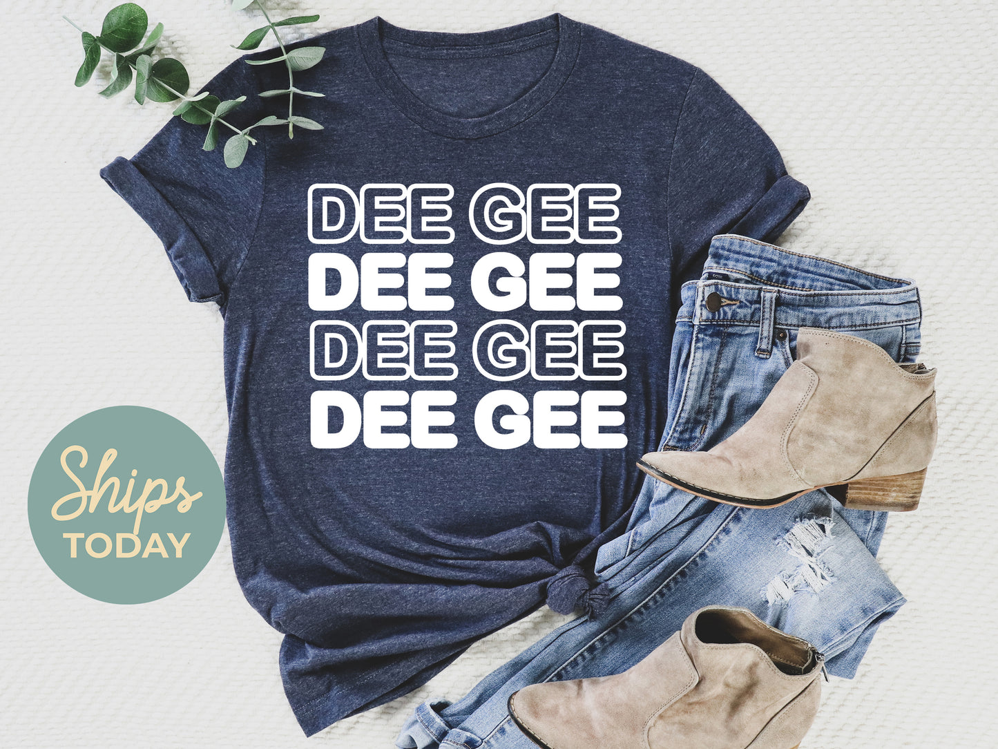 Delta Gamma Bold Bubble Letter Sorority T-shirt _ 2223g