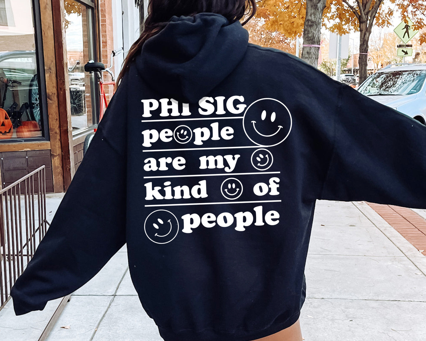 Phi Sigma Sigma My Kind of People Sorority Hoodie _ 33277g