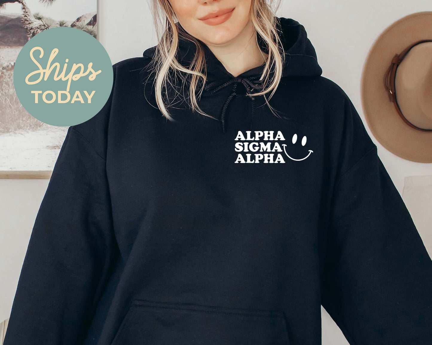 Alpha Sigma Alpha My Kind of People Sorority Hoodie _ 33264g