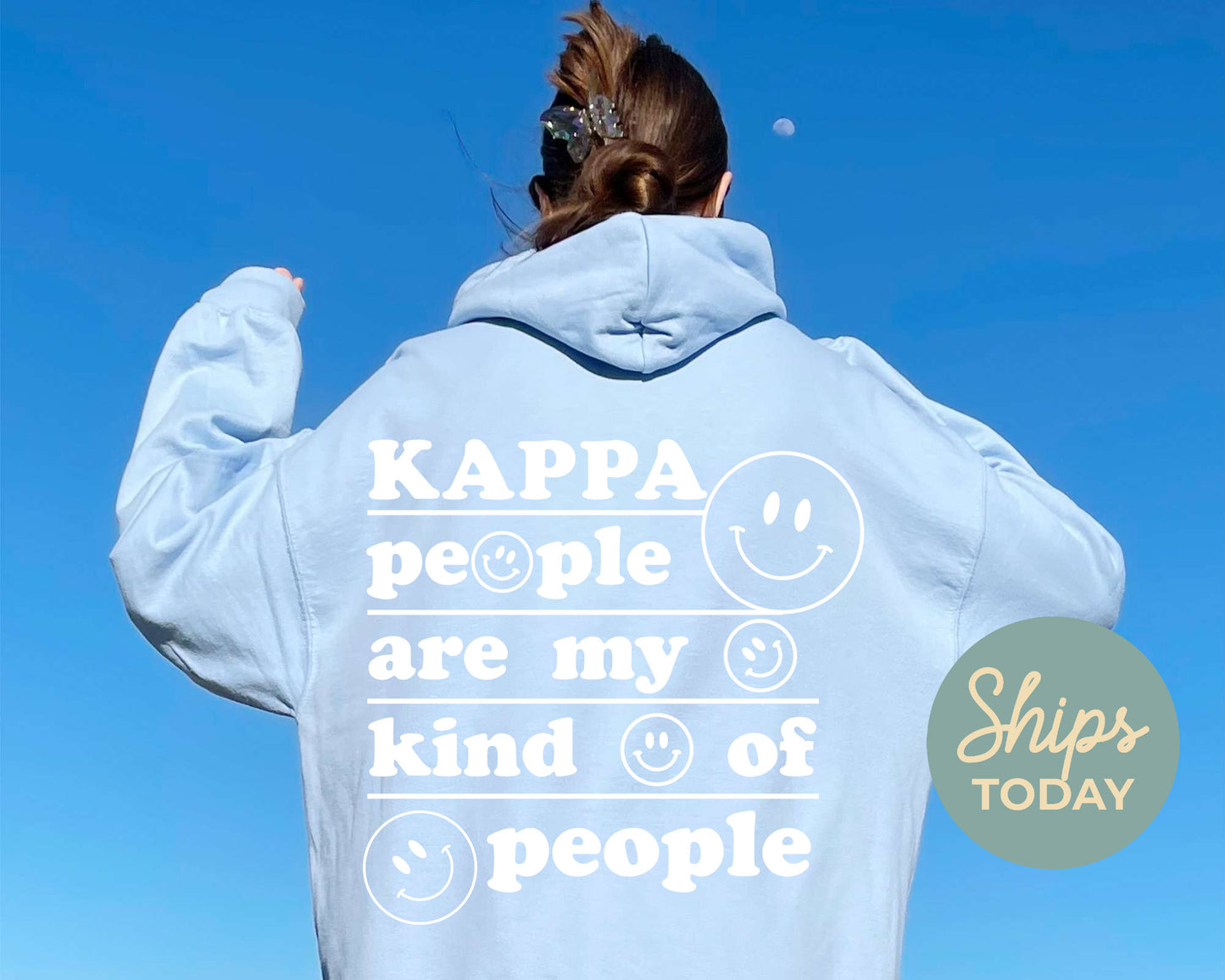 Kappa Kappa Gamma My Kind of People Sorority Hoodie _ 33275g