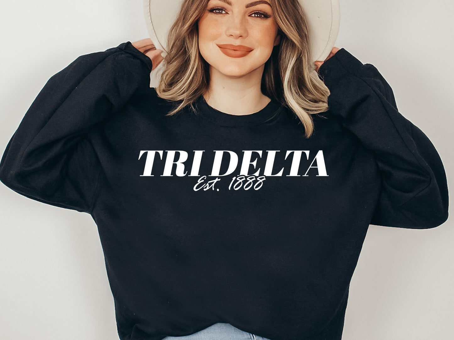 Delta Delta Delta Mom Sorority Sweatshirt _ 30827g