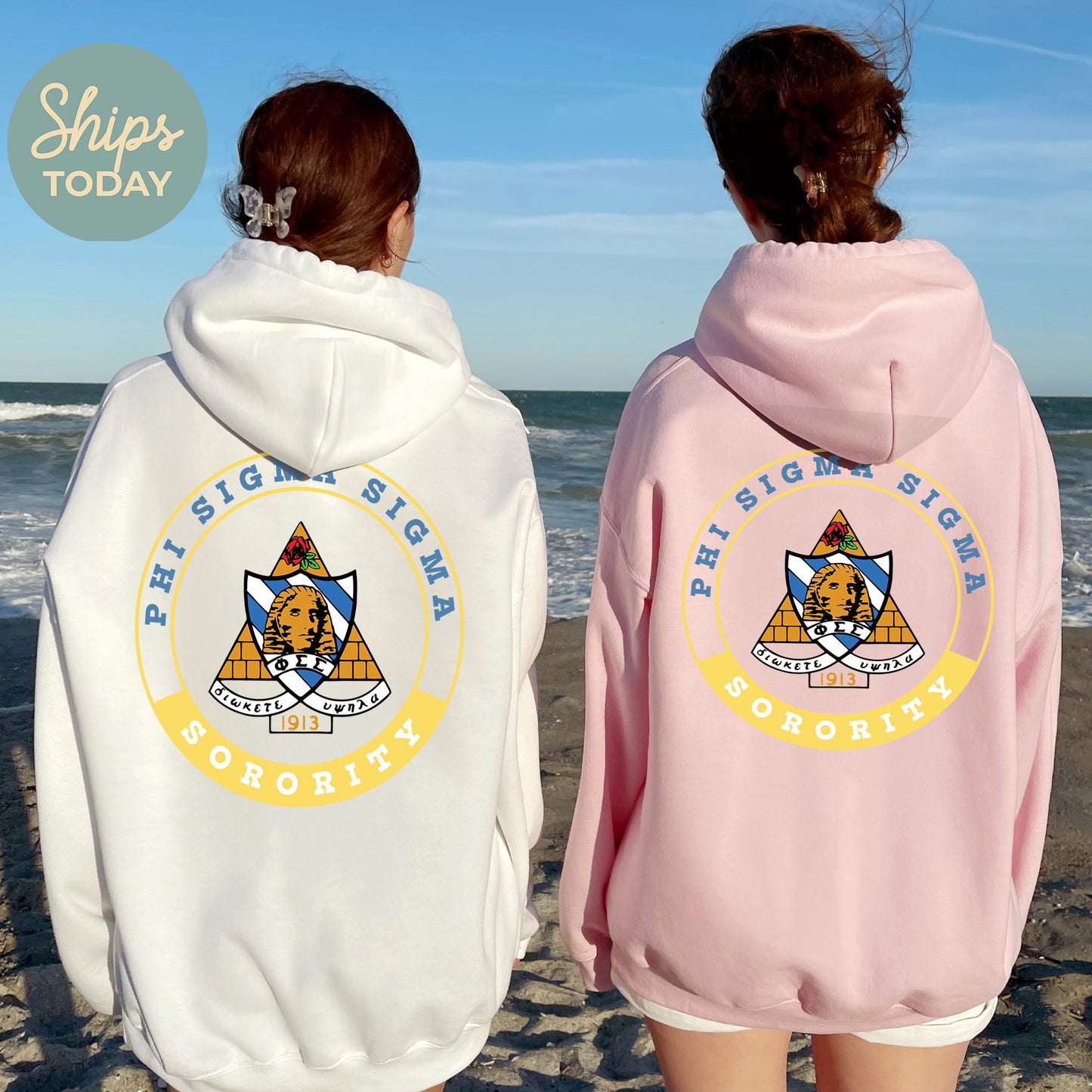 Phi Sigma Sigma Crested Tradition Sorority Hoodie _ 32835g