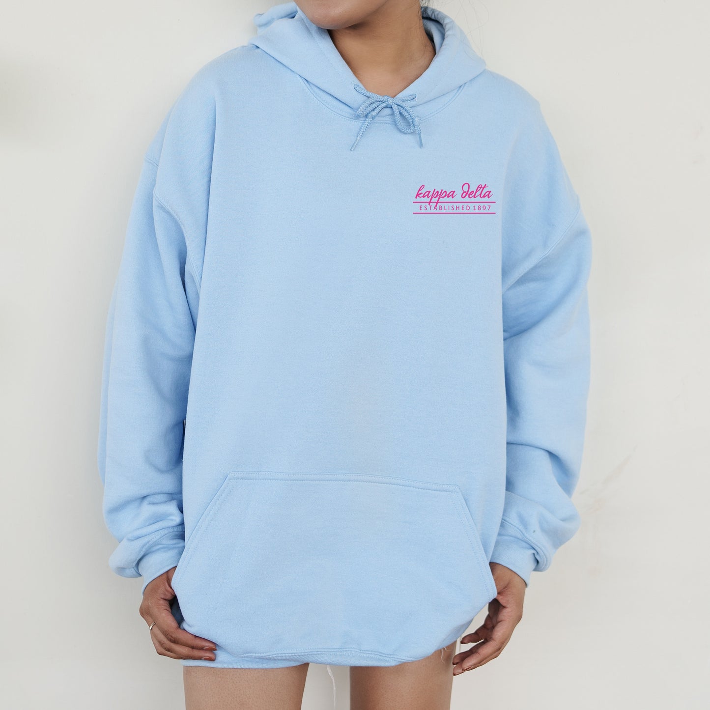 Kappa Delta Classic Pink Sorority Hoodie _ 39102g