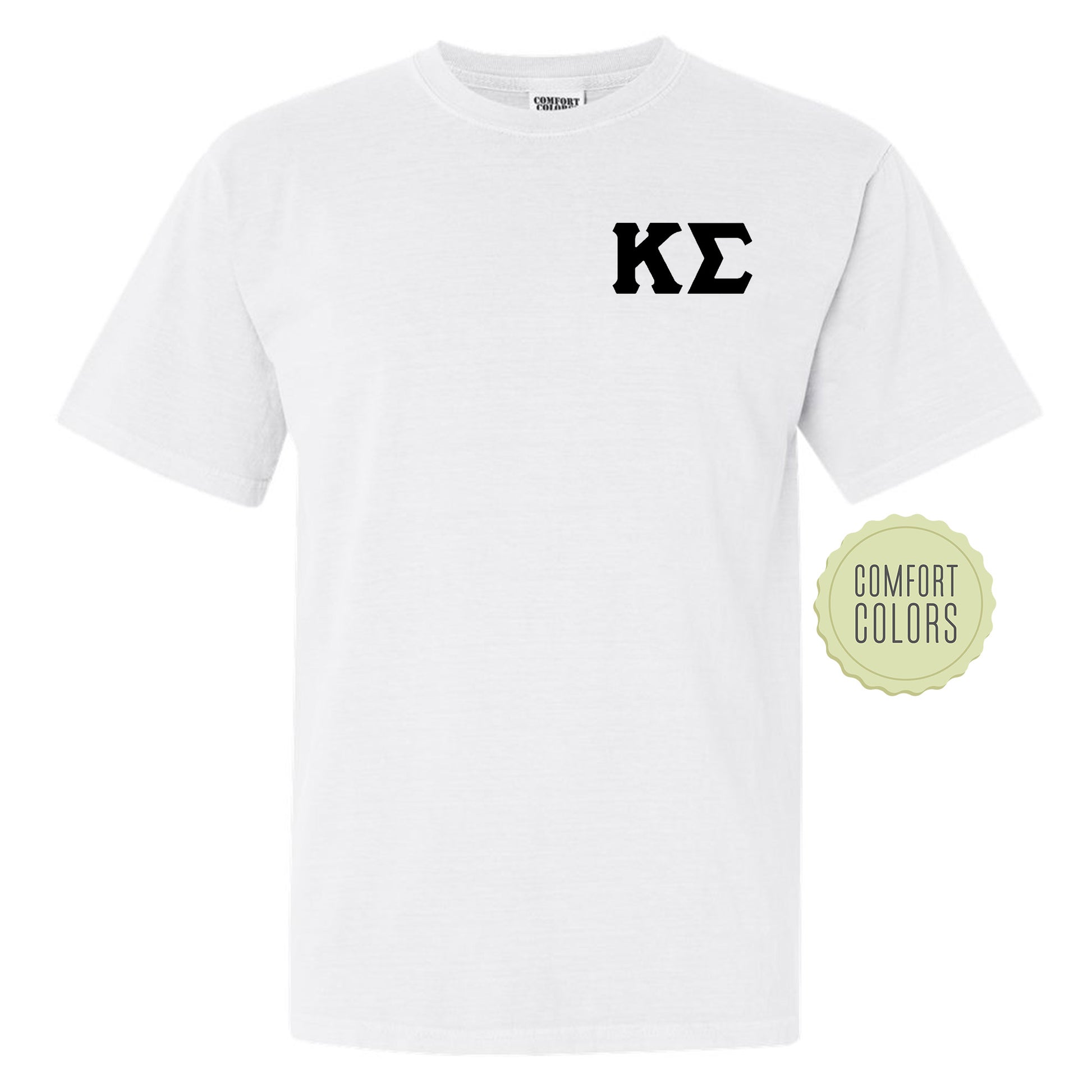 a white t - shirt with the kfc logo on it