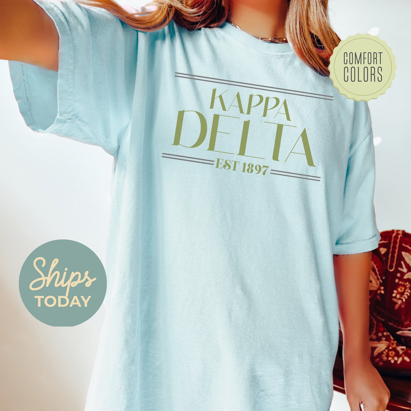 Kappa Delta Greek Harmony Comfort Colors Sorority T-shirt _ 34980g