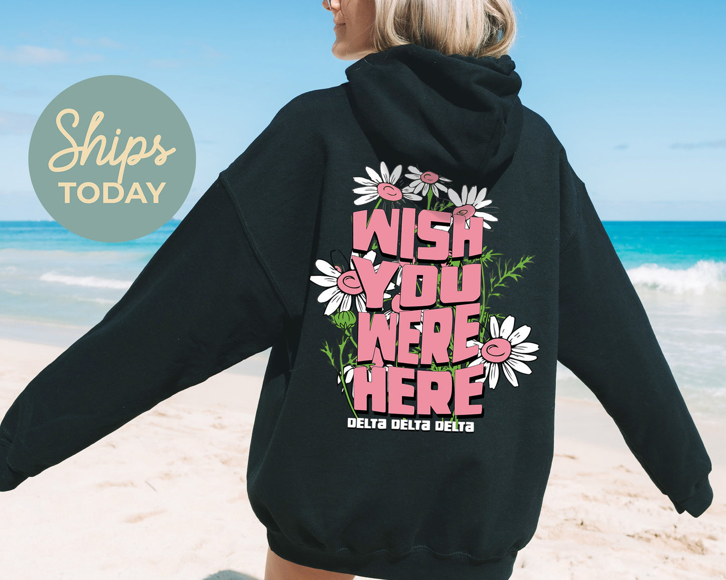 Delta Delta Delta Dreamy Garden Sorority Hoodie _ 31826g