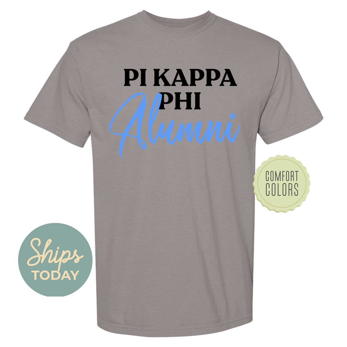 Pi Kappa Phi Alumni Comfort Colors Fraternity T-shirt _ 30779g