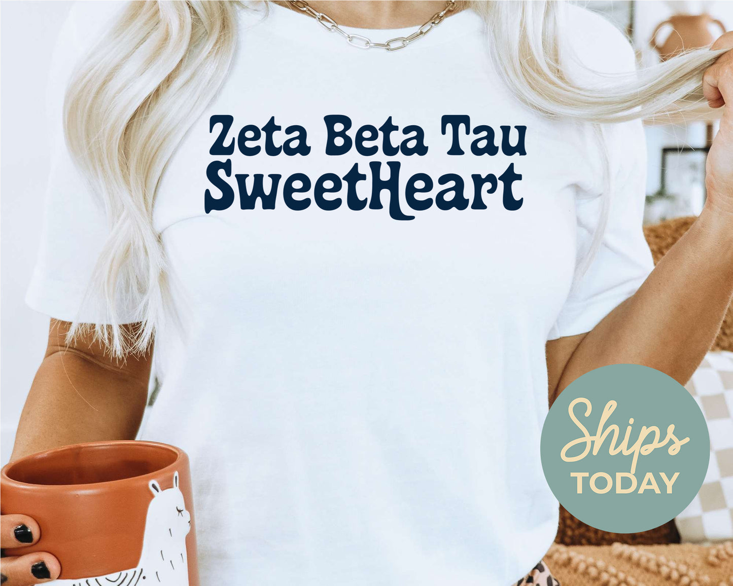 Zeta Beta Tau Trendy Sweetheart Fraternity T-shirt _ 2018g