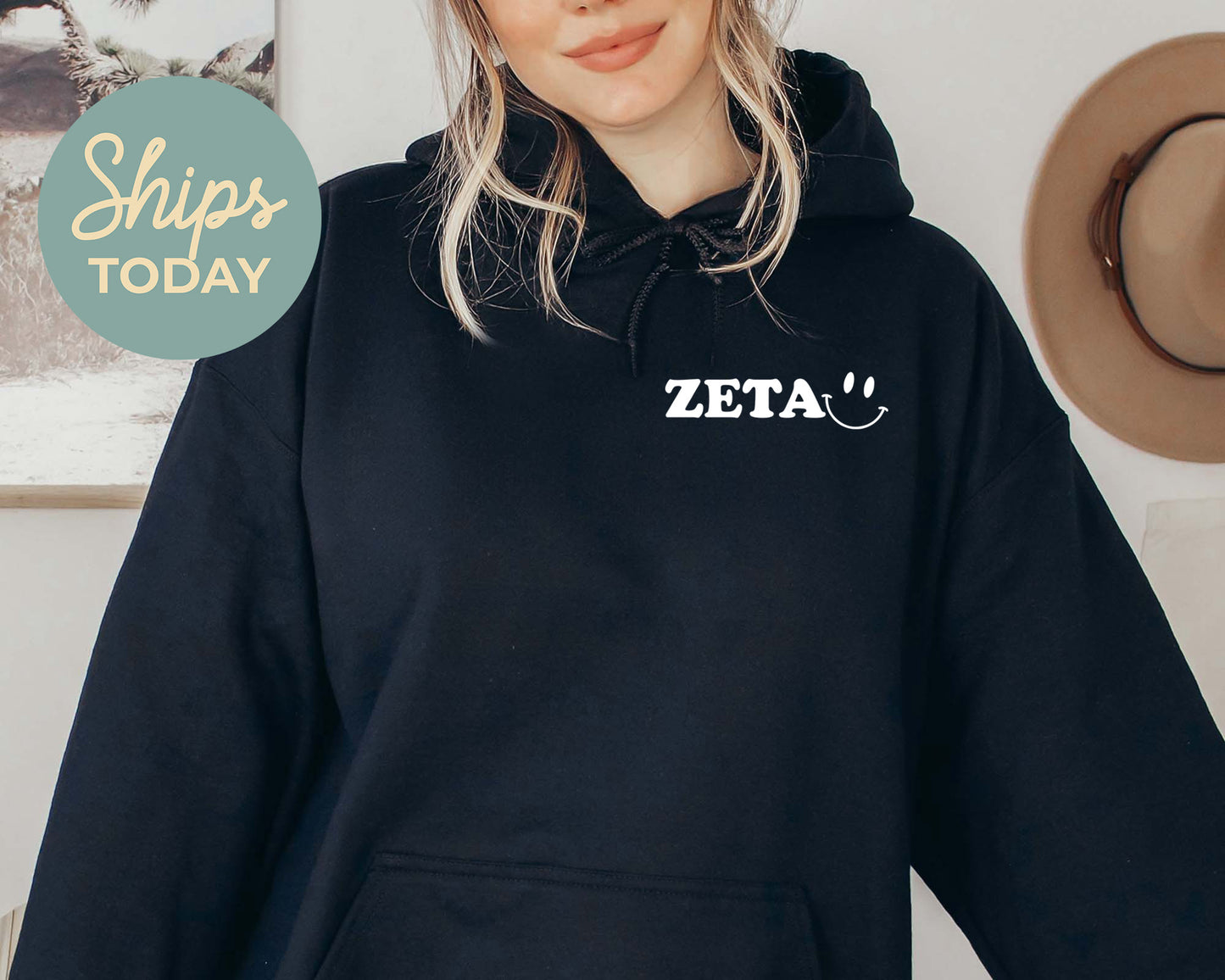 Zeta Tau Alpha My Kind of People Sorority Hoodie _ 33283g
