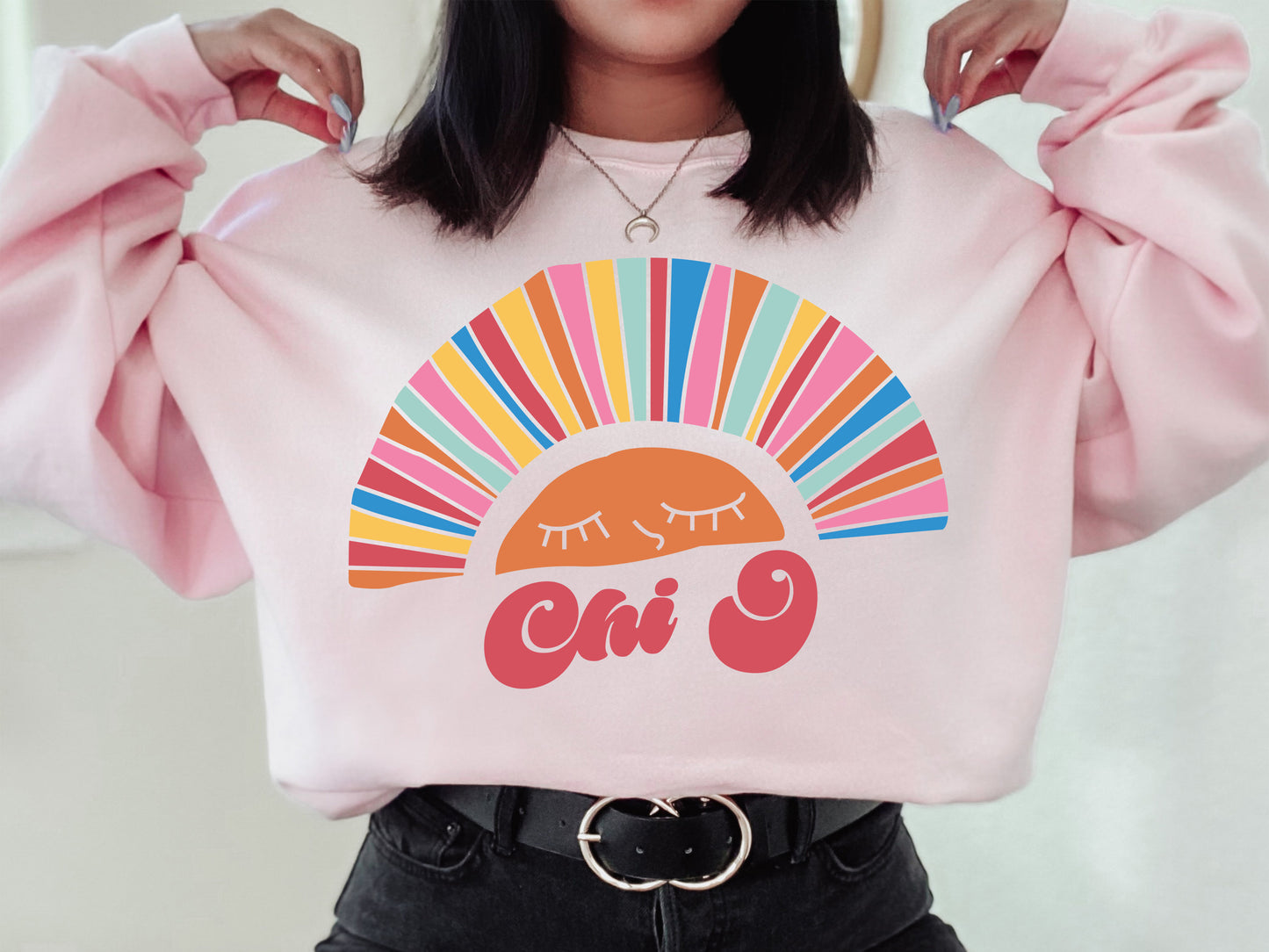 Chi Omega Sunshine Sorority Sweatshirt _ 3316g