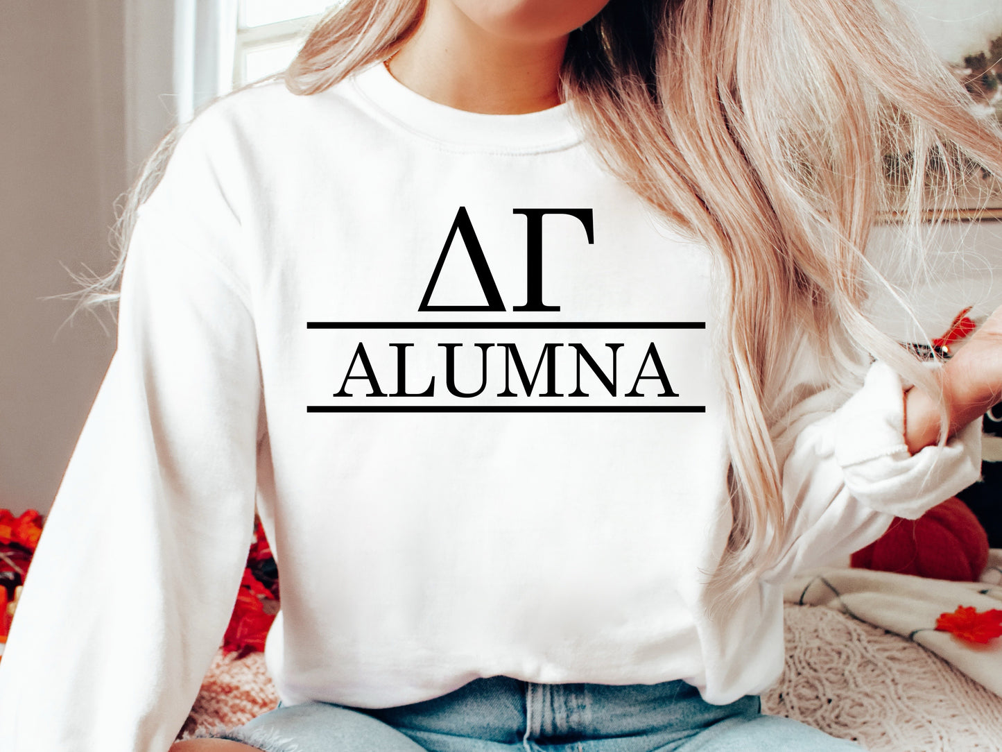 Delta Gamma Just Turned Alumna Sorority Sweatshirt _ 30745g