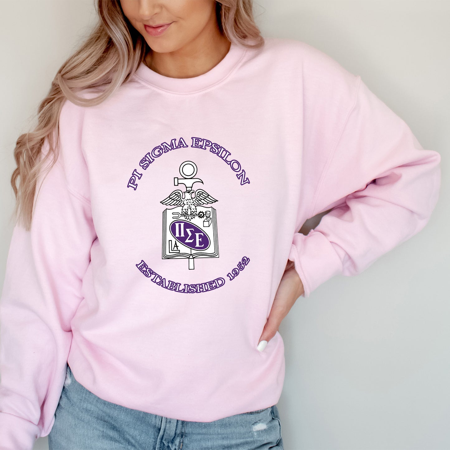 Pi Sigma Epsilon Iconic Insignia COED Sweatshirt _ 35676g