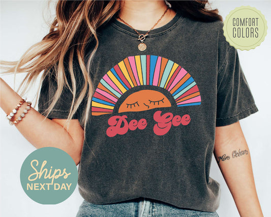 Delta Gamma Sunshine Comfort Colors Sorority T-shirt _ 3318g