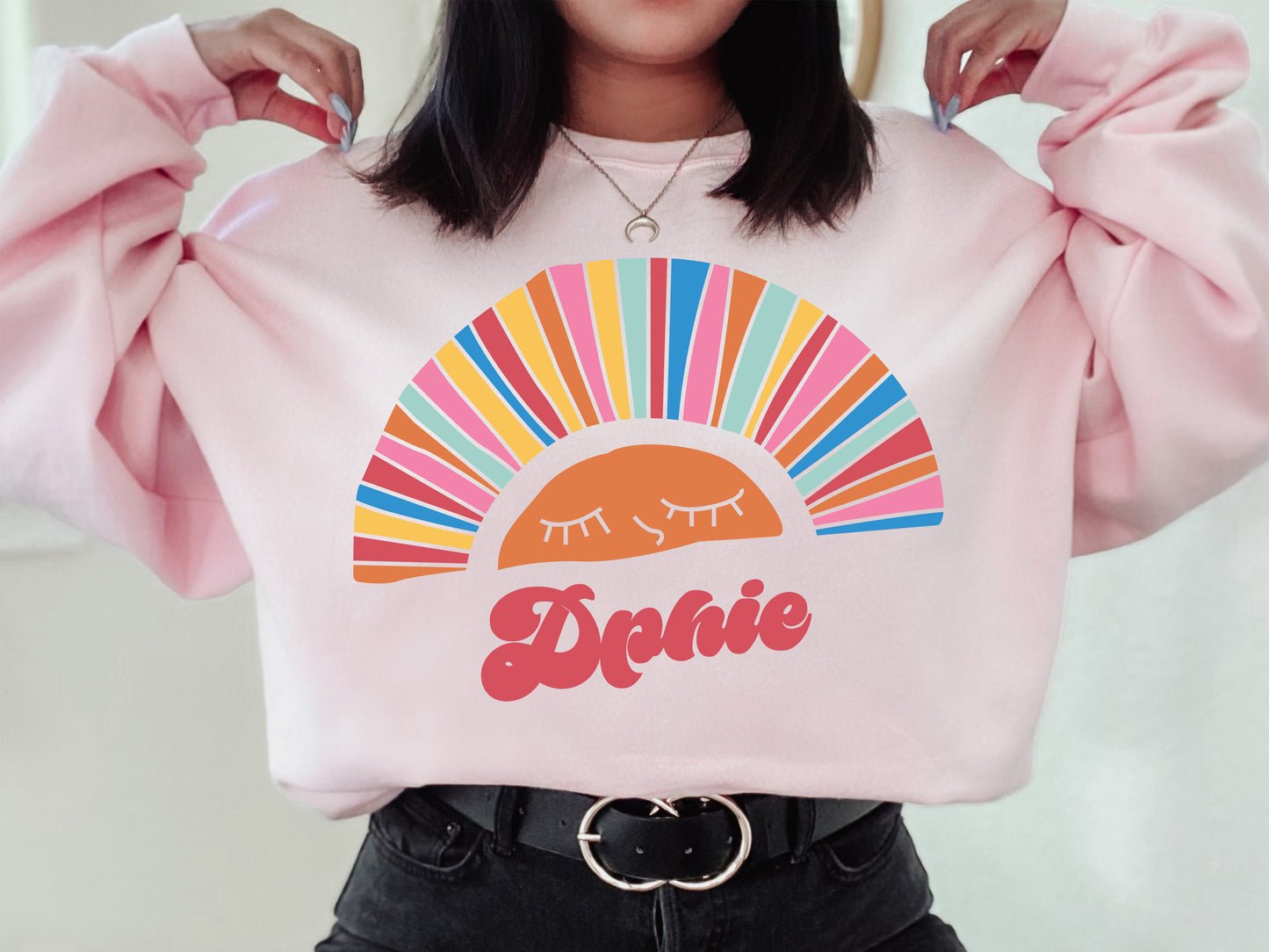 Delta Phi Epsilon Sunshine Sorority Sweatshirt _ 3319g