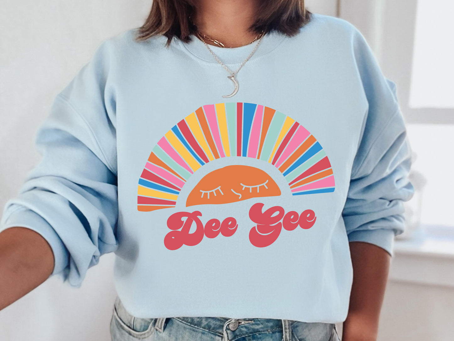 Delta Gamma Sunshine Sorority Sweatshirt _ 3318g
