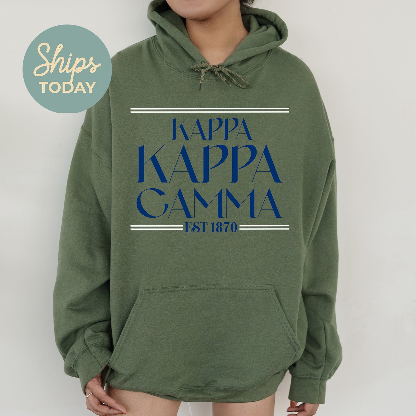 Kappa Kappa Gamma Greek Harmony Sorority Hoodie _ 34981g