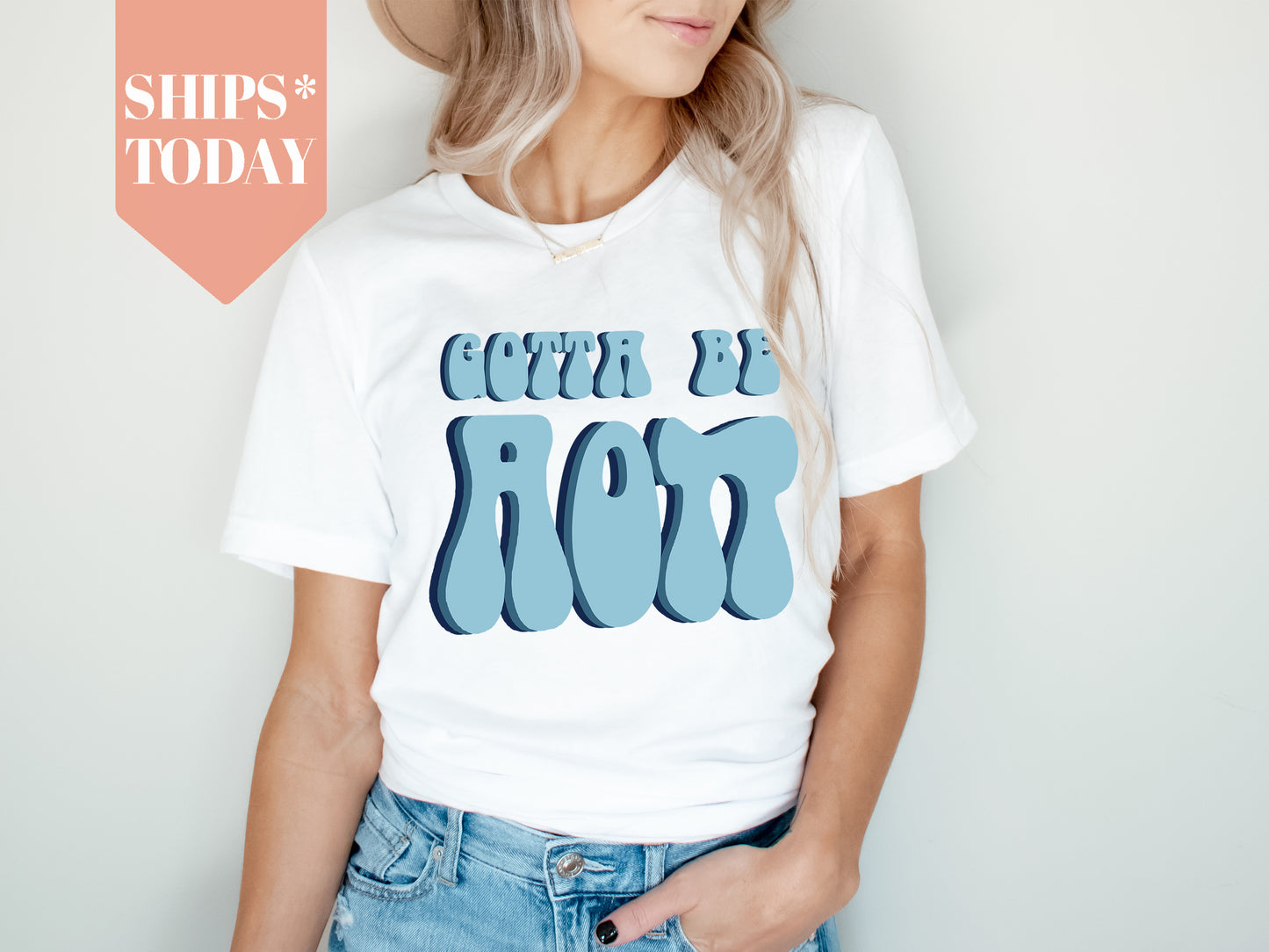 Alpha Omicron Pi They've Gotta Be Sorority T-shirt _ 340g