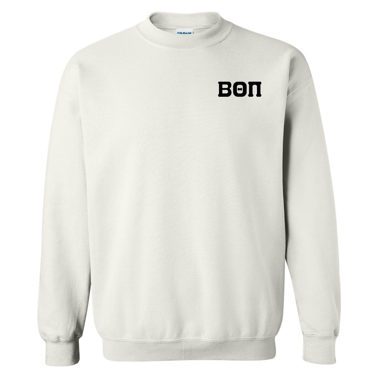 a white sweatshirt with the word bon on it
