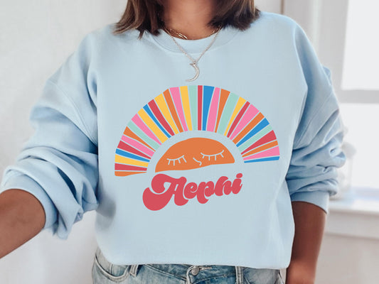 Alpha Epsilon Phi Sunshine Sorority Sweatshirt _ 3309g