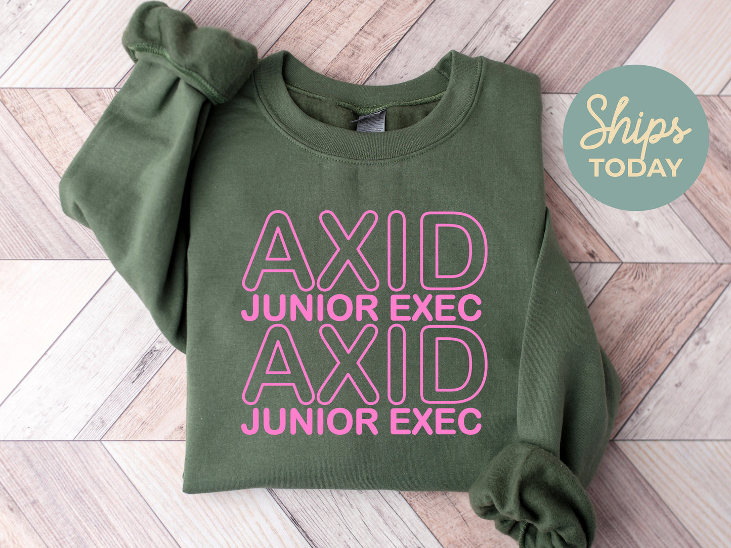 Alpha Xi Delta Junior Exec Sorority Sweatshirt _ 30934g