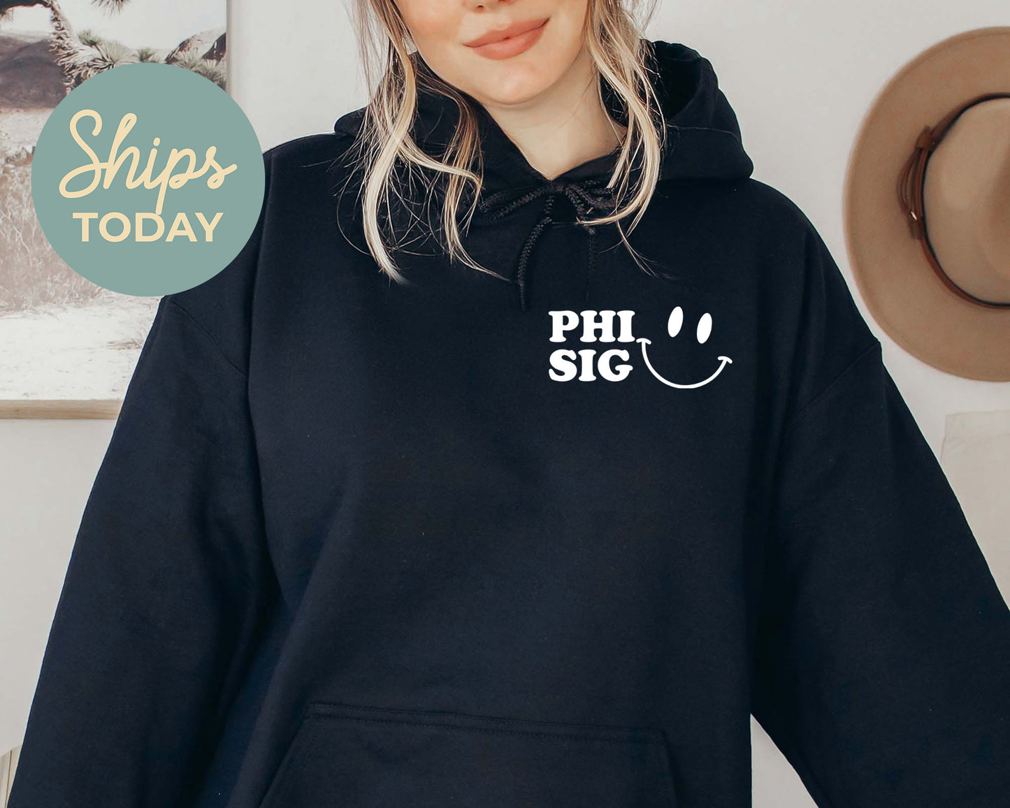 Phi Sigma Sigma My Kind of People Sorority Hoodie _ 33277g