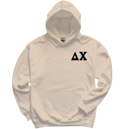 a white hoodie with the word ax on it