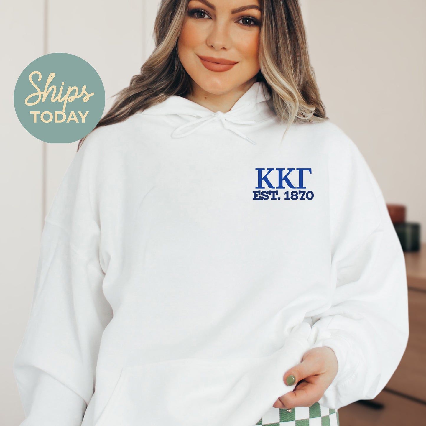 Kappa Kappa Gamma Crested Tradition Sorority Hoodie _ 32833g