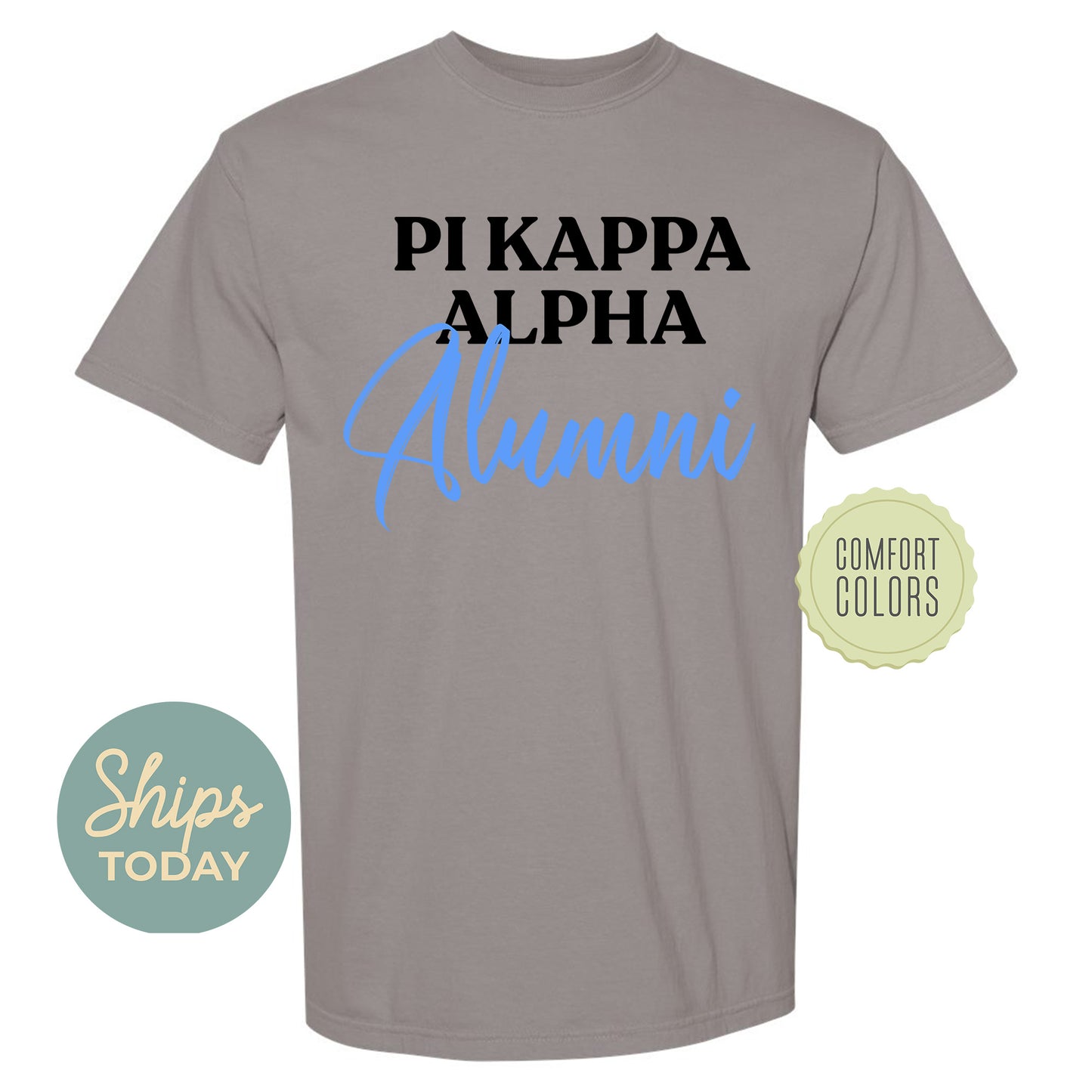 Pi Kappa Alpha Alumni Comfort Colors Fraternity T-shirt _ 30778g