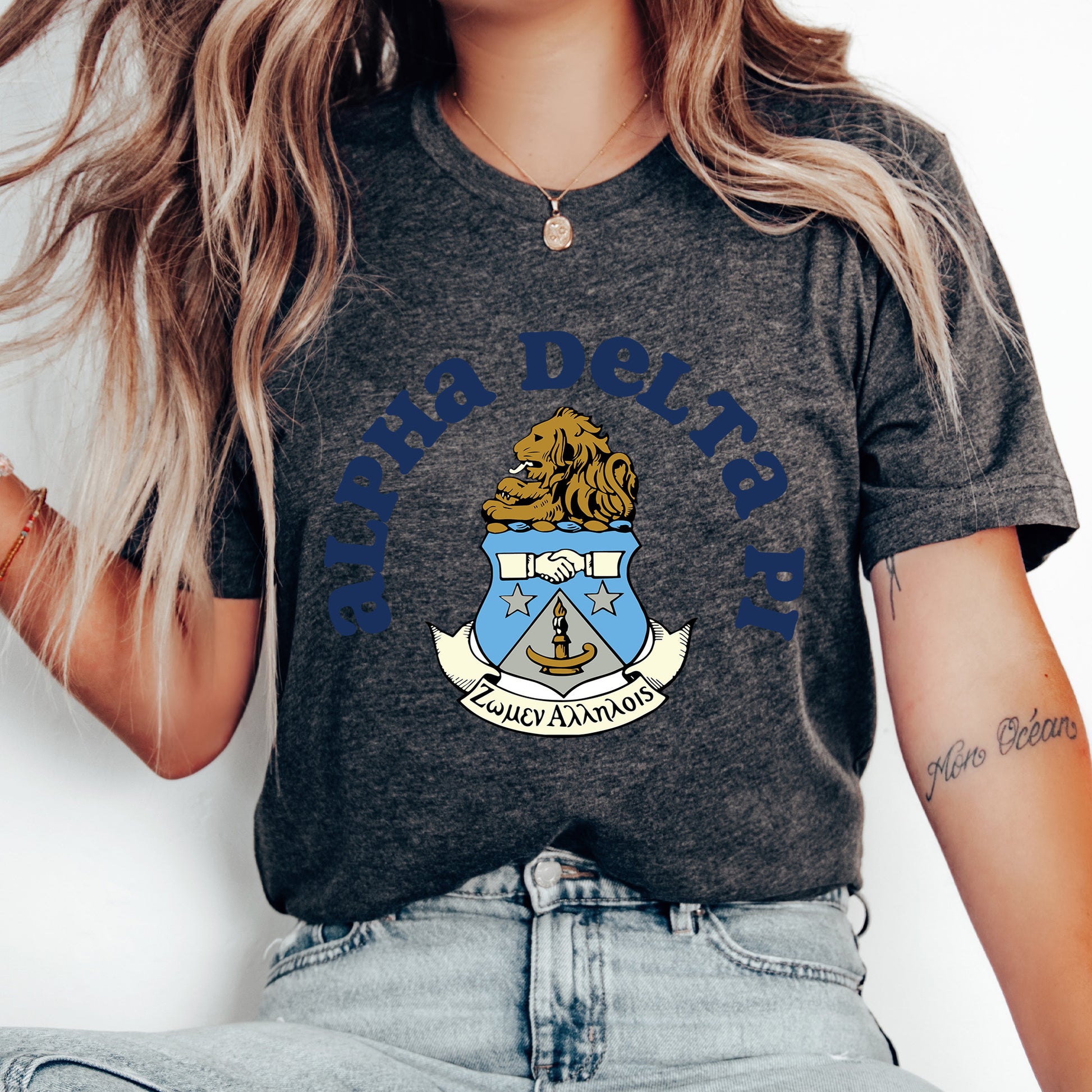 a woman wearing a harry potter t - shirt