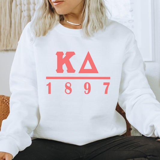 Kappa Delta Monochromatic Sorority Sweatshirt _ 30859g