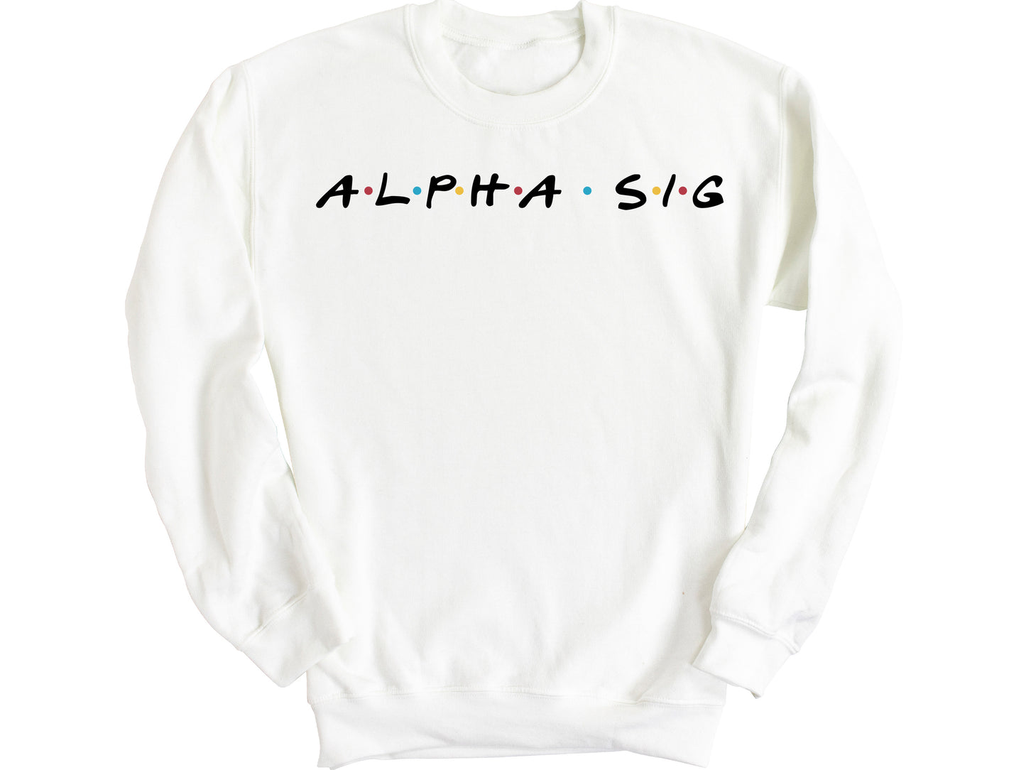 Alpha Sigma Phi Greek Friends Fraternity Sweatshirt _ 30674g