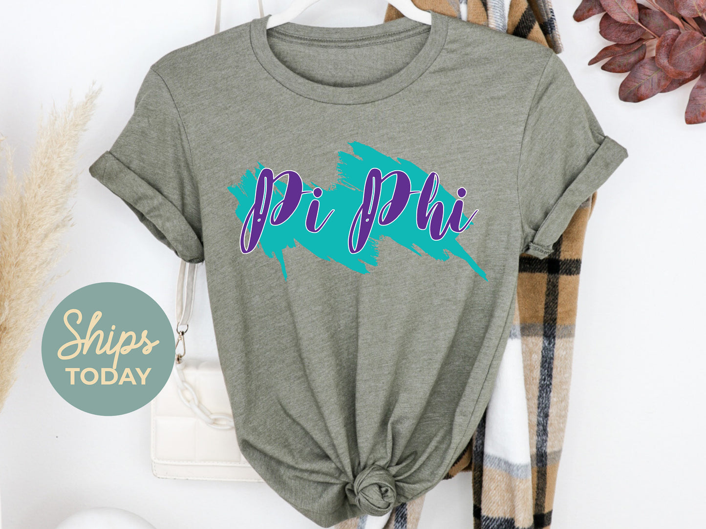Pi Beta Phi Paint Party Sorority T-shirt _ 4492g