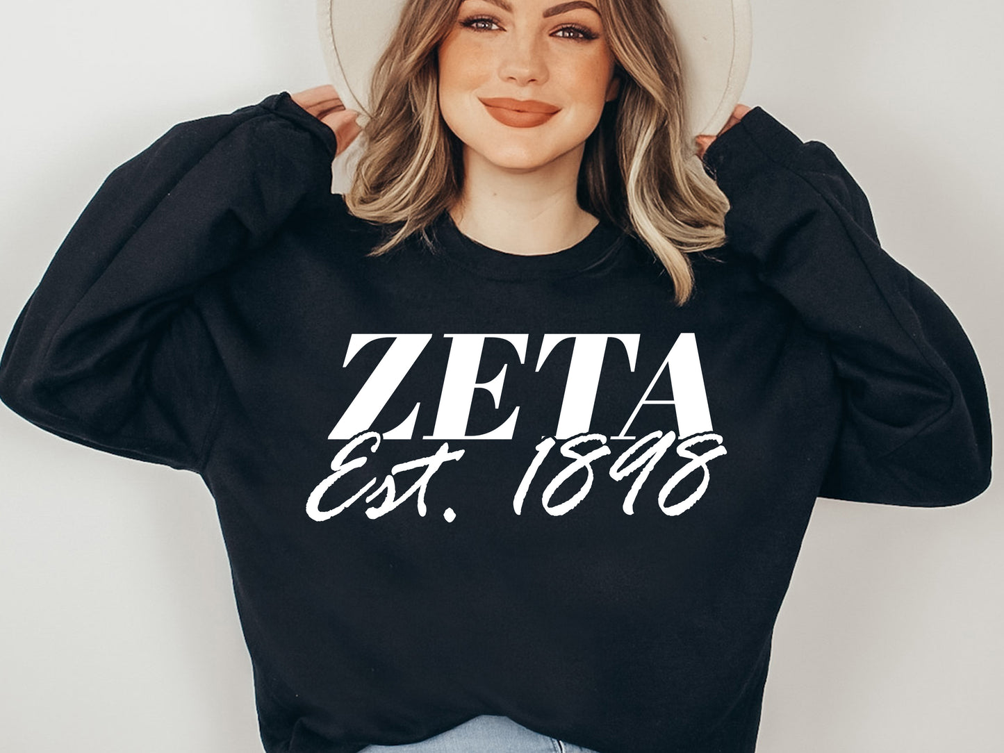 Zeta Tau Alpha Mom Sorority Sweatshirt _ 30842g