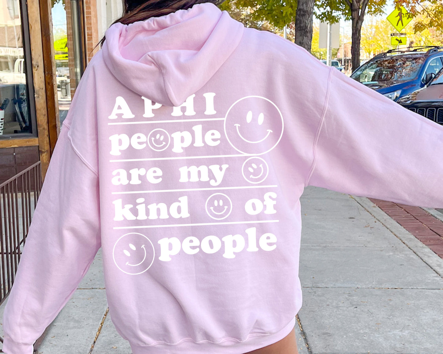 Alpha Phi My Kind of People Sorority Hoodie _ 33263g