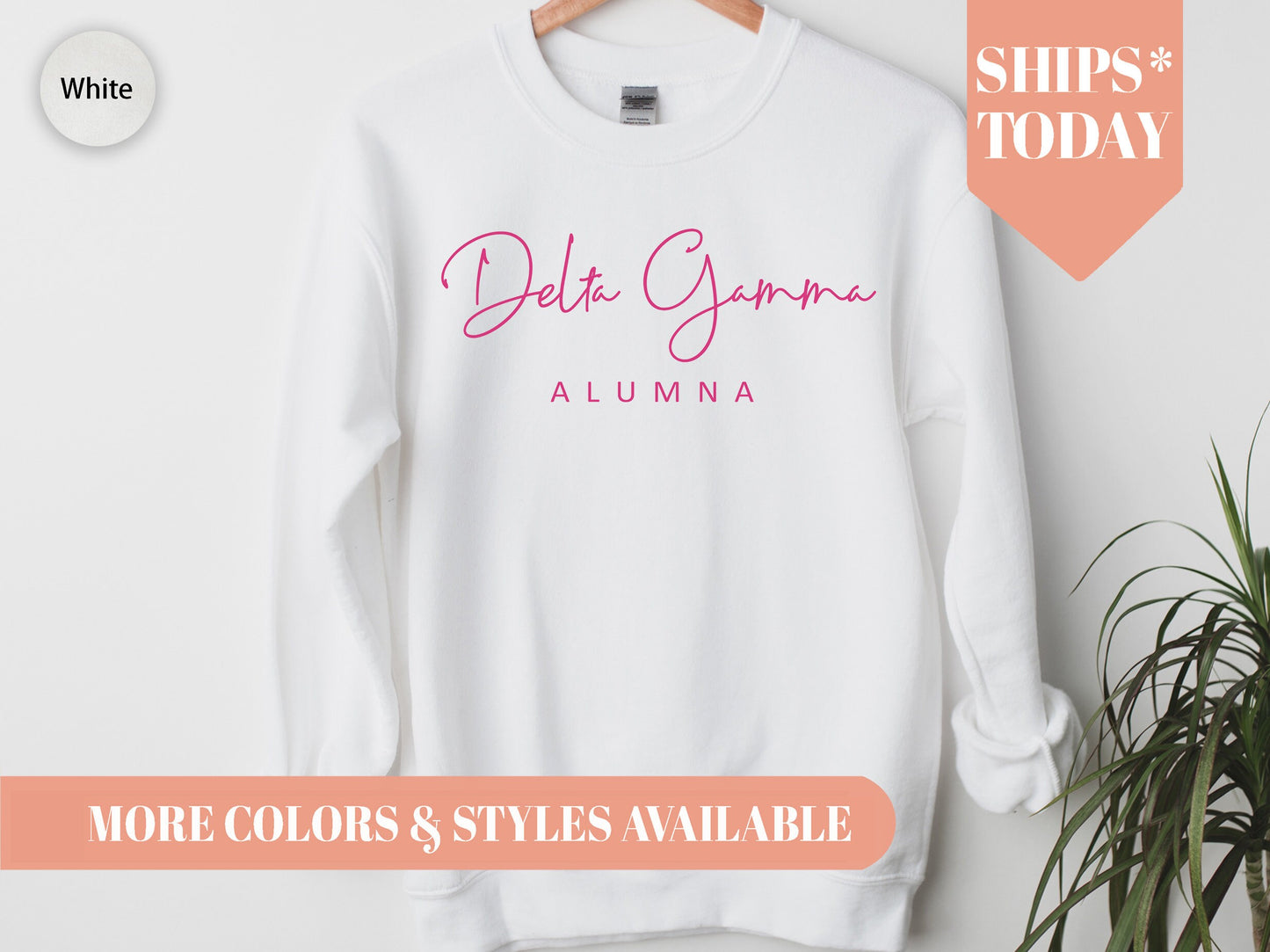 Delta Gamma Simple and Sweet Alumna Sorority Hoodie _ 503g