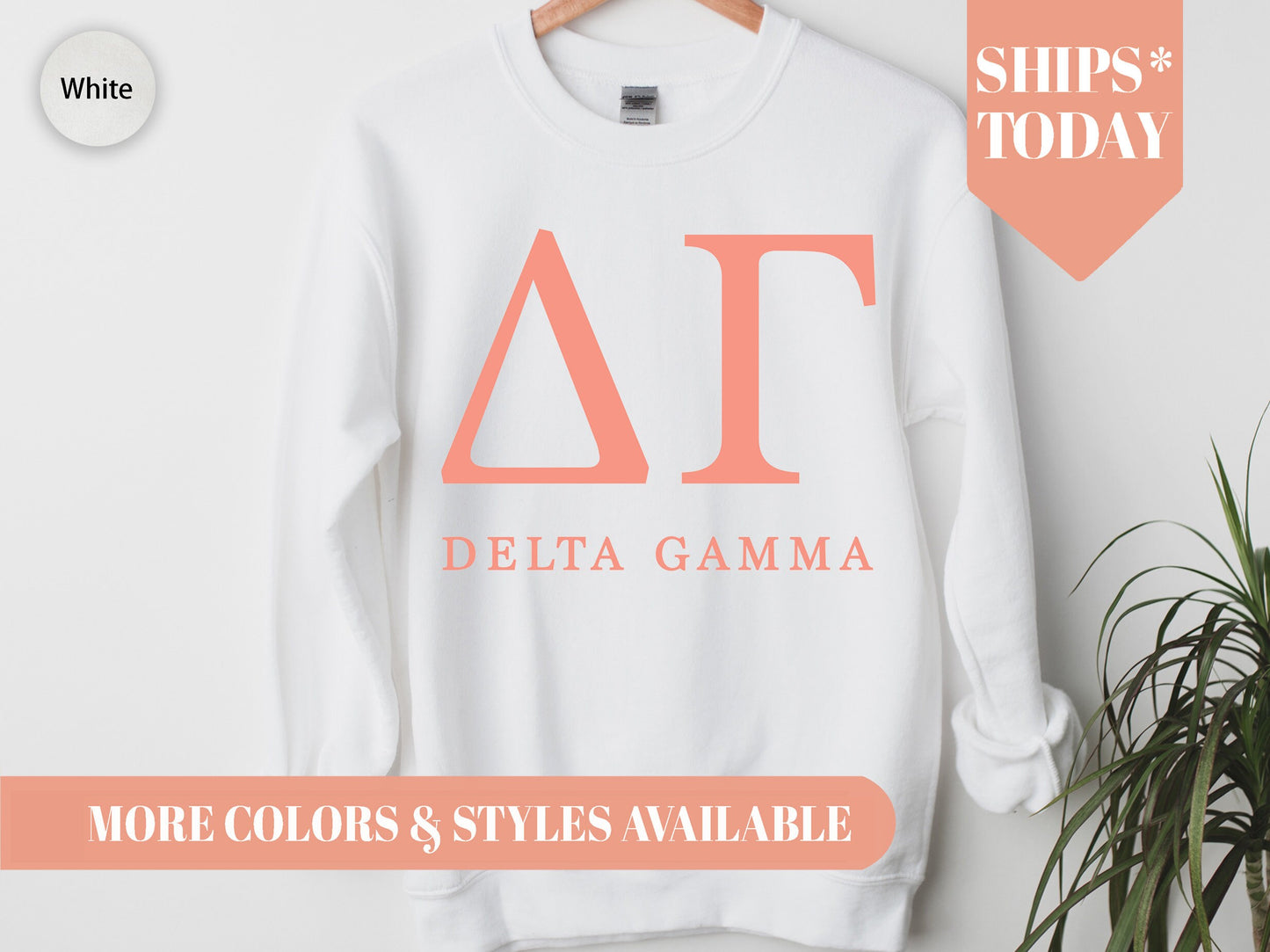 Delta Gamma Pink Personality Sorority Sweatshirt _ 659g