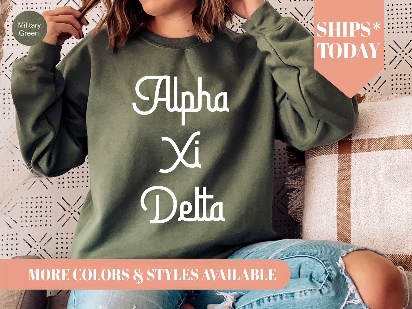 Alpha Xi Delta All About That Pop Sorority Sweatshirt _ 2689g