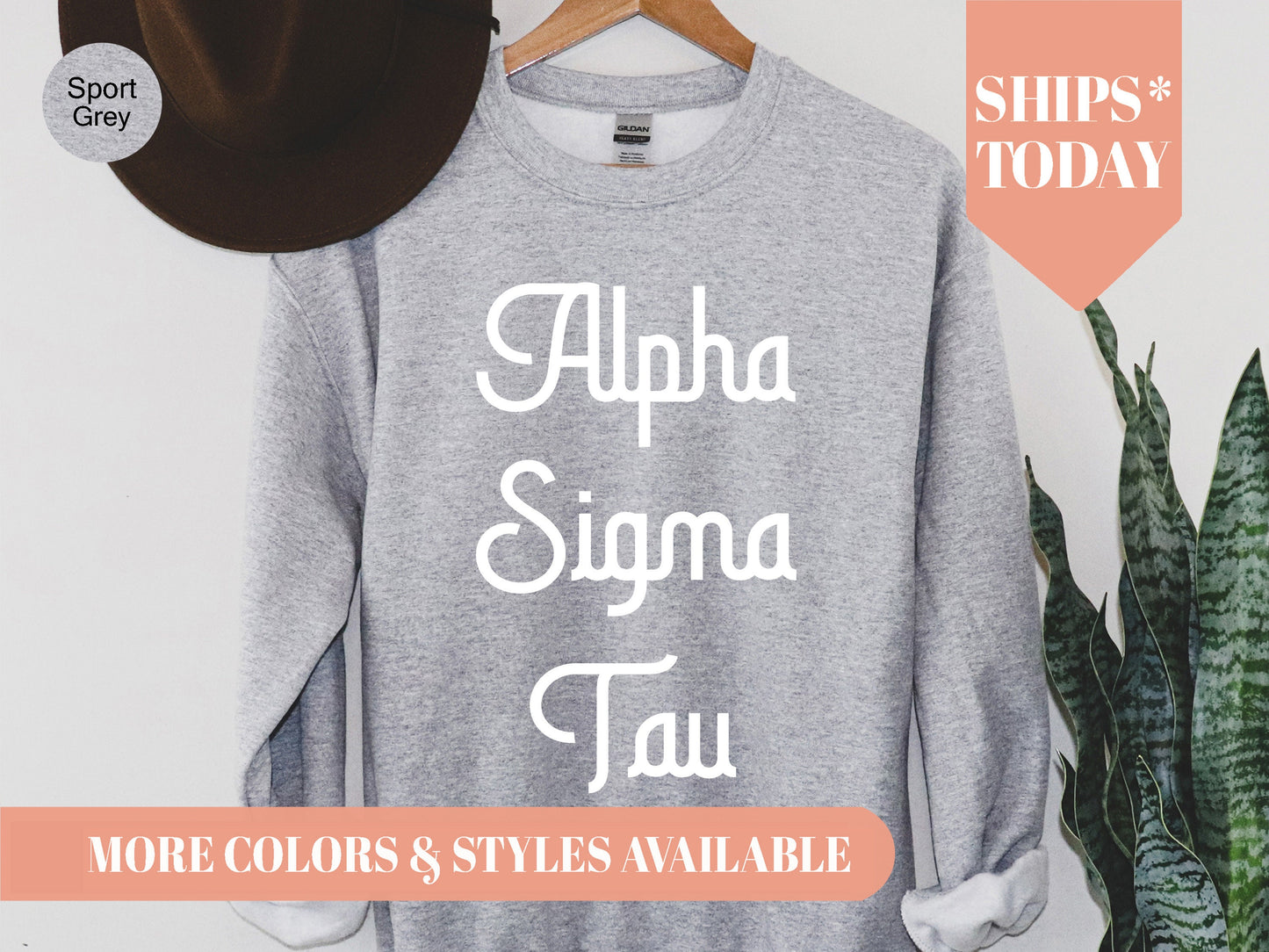 Alpha Sigma Tau All About That Pop Sorority Sweatshirt _ 2688g