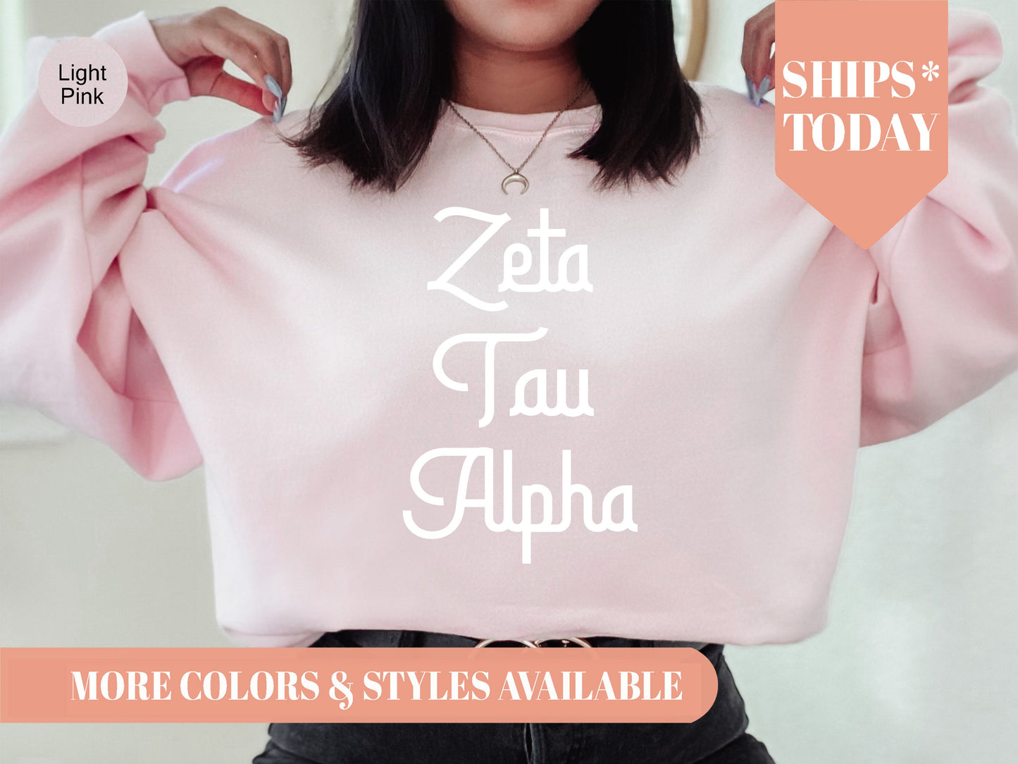 Zeta Tau Alpha All About That Pop Sorority Sweatshirt _ 2706g