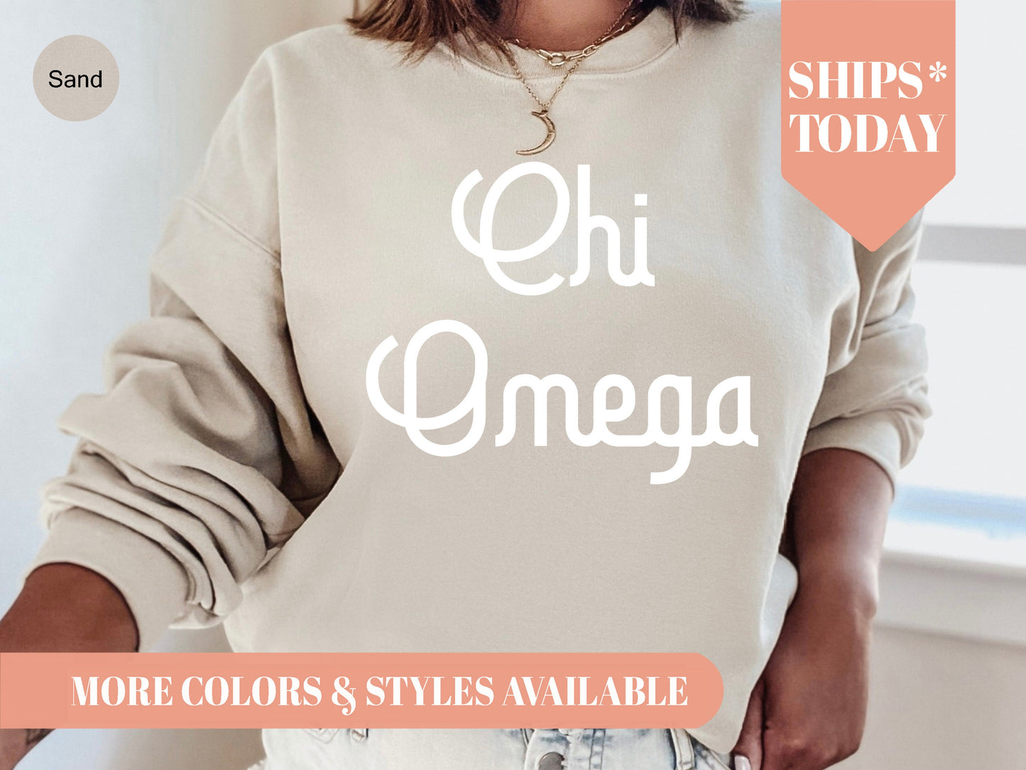 Chi Omega All About That Pop Sorority Sweatshirt _ 2690g